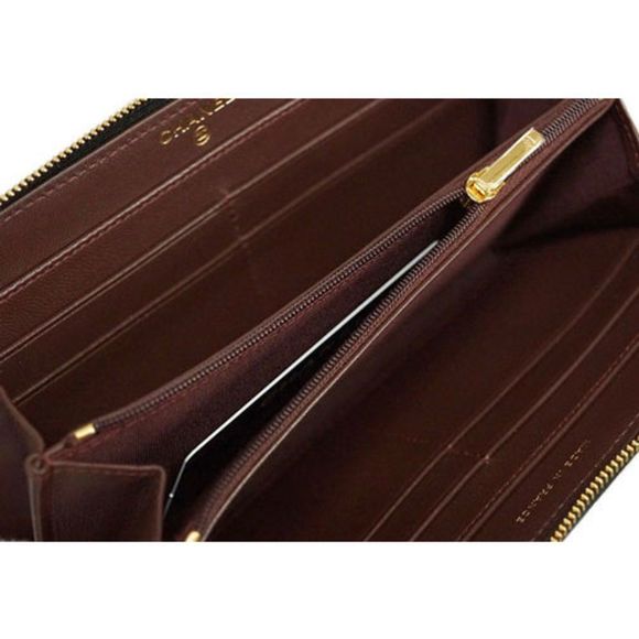 Chanel Long Zip Wallet Matelasse Line Black - Picture 10 of 13